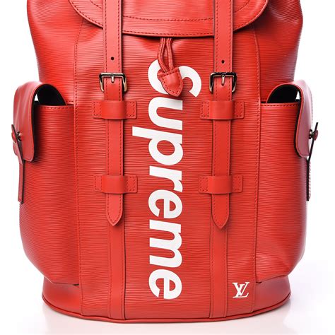 lv christopher backpack|louis vuitton supreme christopher backpack.